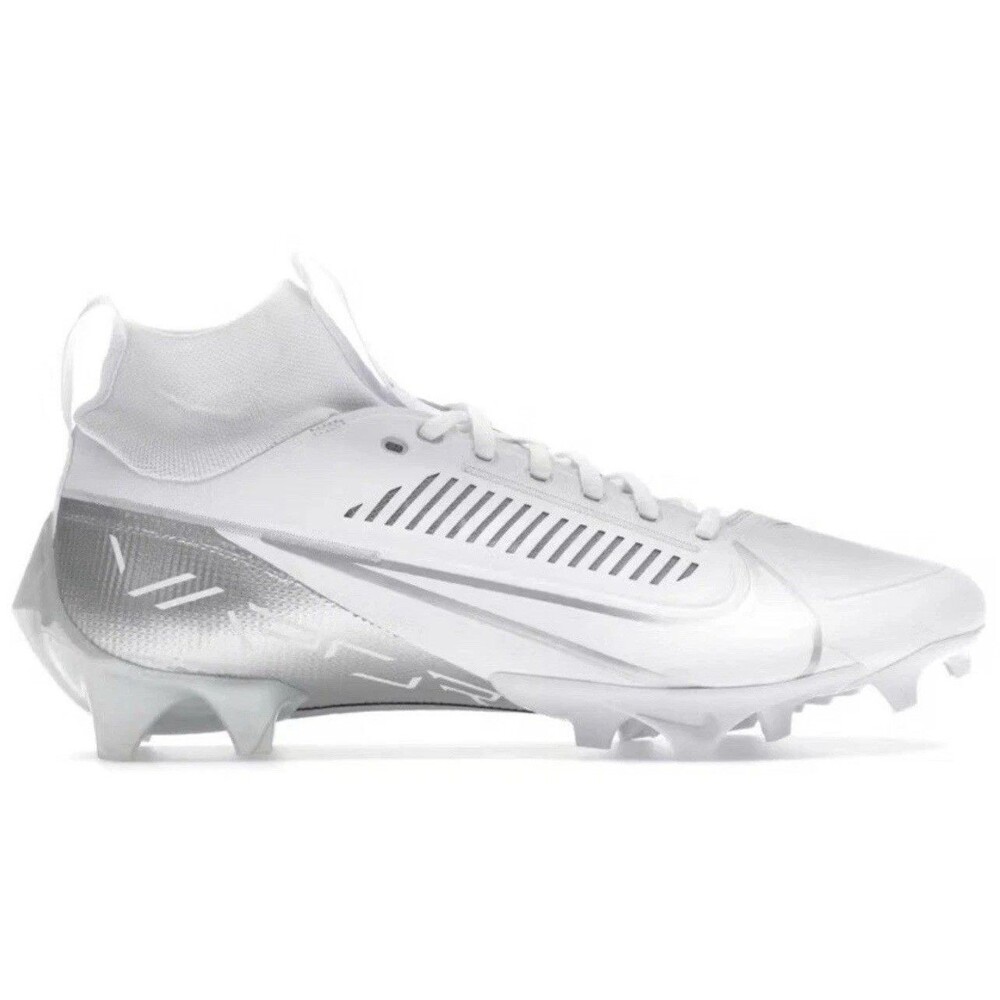 Mens Size 13 Nike Vapor Edge Pro 360 2 White Silver Football Cleats